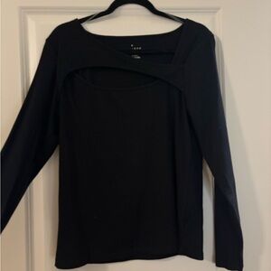 a new day Black Long Sleeve Women's Top